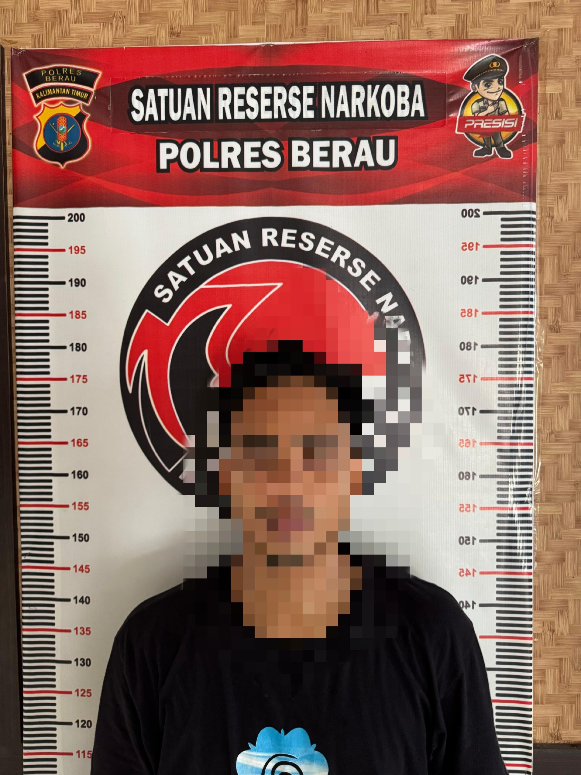 Foto: Tersangka Kasus Narkoba Yang Diamankan Polres Berau