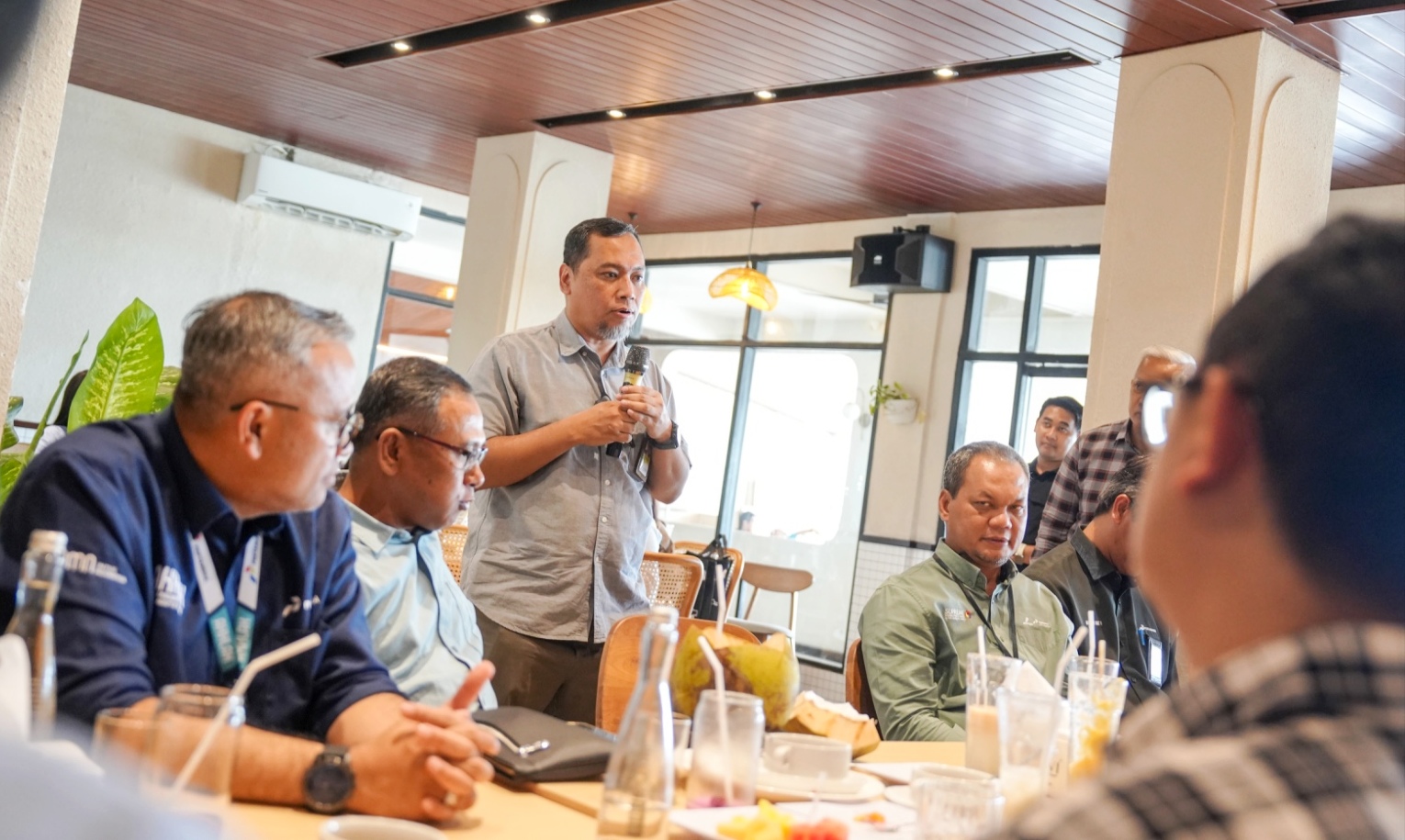 Silaturahmi Courtesy One Pertamina area Kalimantan dengan Komando Daerah Militer (Kodam) VI Mulawarman, Selasa (11/02/2025).