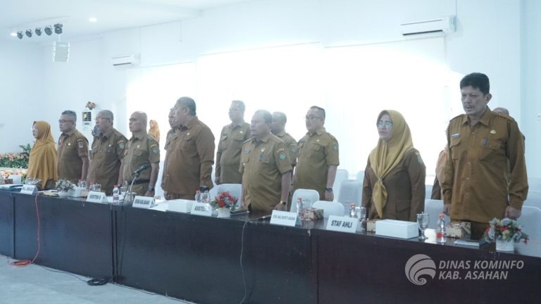 Banggar DPRD Provsu Kunker ke Kabupaten Asahan untuk membahas realisasi DBH dan BKP Sumut TA 2024, diterima Sekda Asahan Drs. Zainal Aripin Sinaga, MH, bersama Asisten, Staf Ahli, dan OPD.