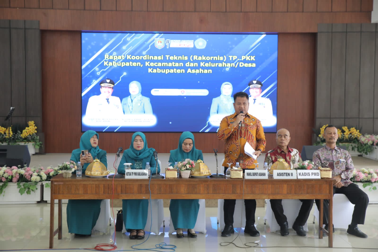 Tim Penggerak Pemberdayaan dan Kesejahteraan Keluarga (TP. PKK) Kabupaten Asahan menggelar Rapat Koordinasi Teknis (Rakornis)